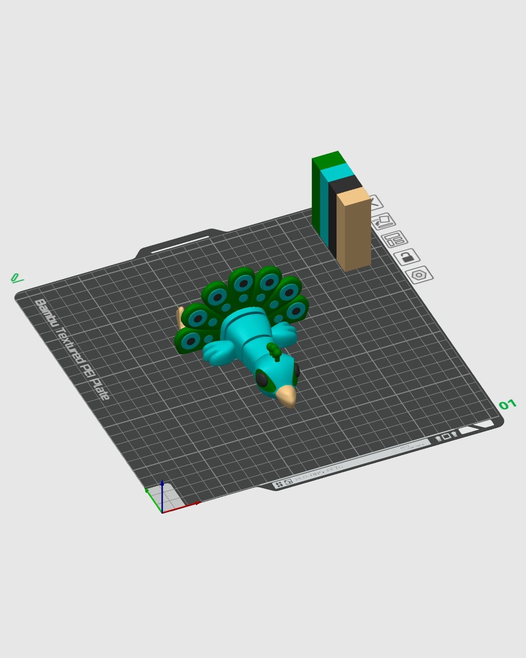 Peacock in Field Nest - Image 12