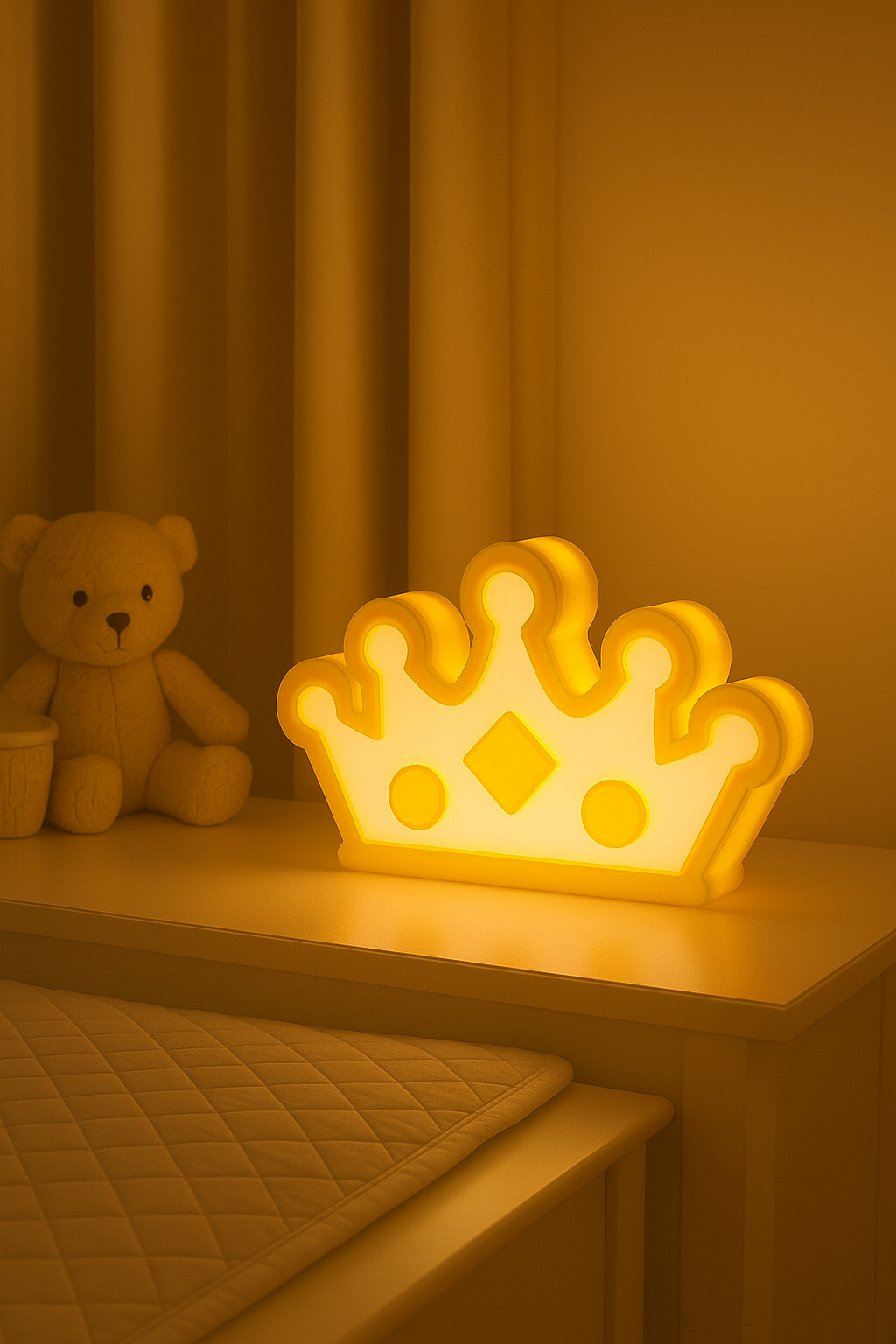 Luminária Luz da Coroa - Coleção "Sonhos em Luz"