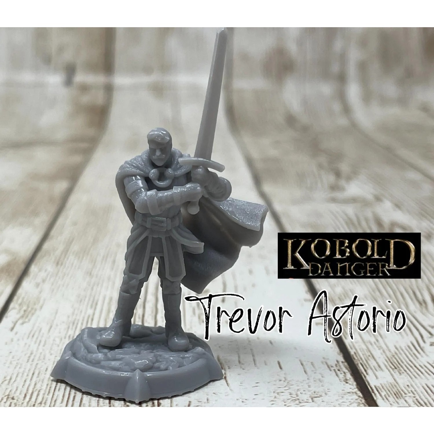 Trevor Astorio | Fighter | Male | Tabletop Miniatures | Koboldanger | D&D Dungeons and Dragons 5e-