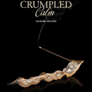 Crumpled Calm Incense Holder