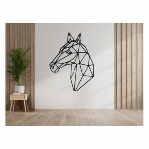 Geometric Horse Wall Decoration