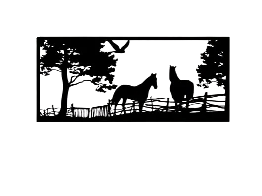 Stylized Horse Wall Decoration - Image 2