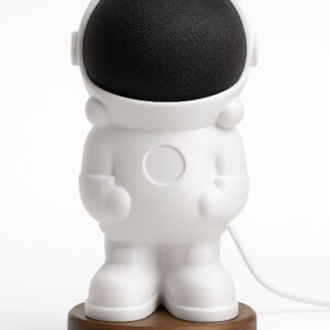 Suporte Astronauta para Alexa – Estilo e Proteção para Seu Echo Dot 4 ou 5