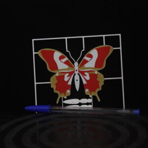 Mariposa ensamblable - Tarjeta kit