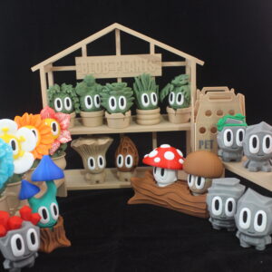 Flores Blob - Mascotas de escritorio