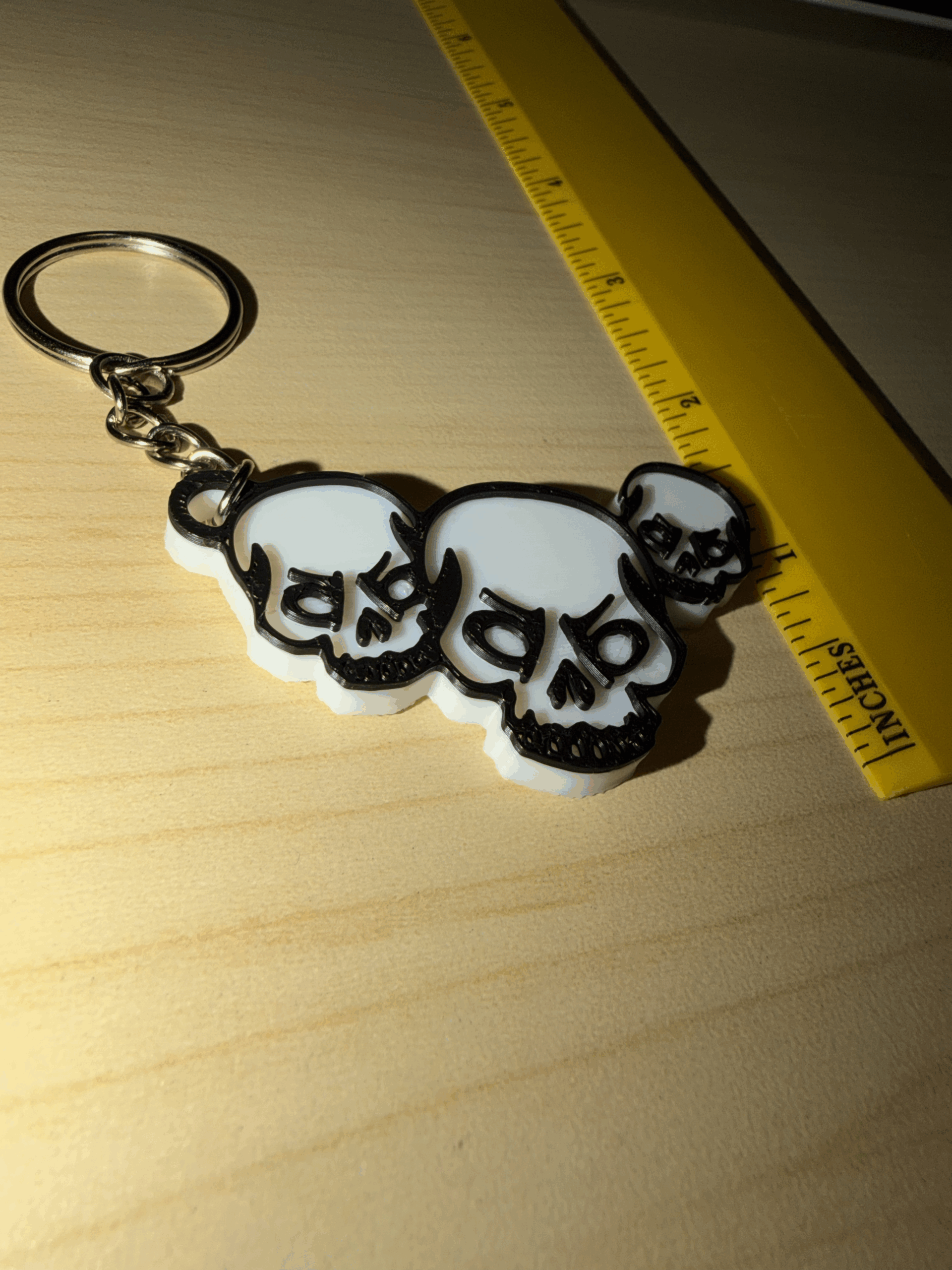 Triple Skull Keychain - Image 3