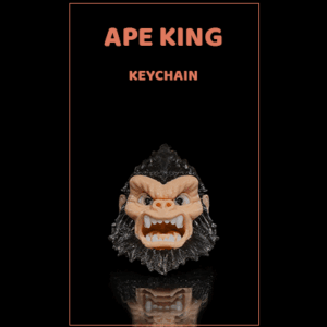 Ape King Keychain
