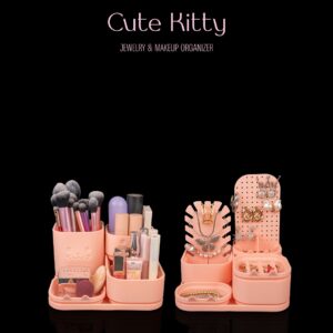 🐱 Cute Kitty – Jewelry & Makeup Organizer – Pretty Sorted Collection