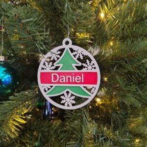 Name Plate Christmas Ornament #4