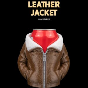 Leather Jacket - Can Holder
