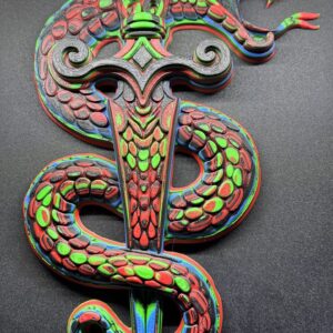 Colorstacked Snake and Knife