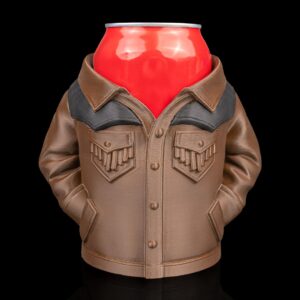 Suede Jacket - Can Holder