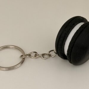 Macaron Clicker & Keychain (Black)