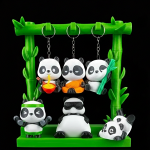Pandamonium Keychain Set