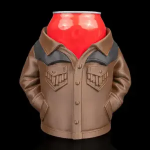 Suede Jacket - Can Holder