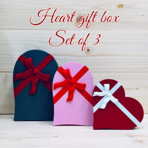 Heart Gift Box set of 3