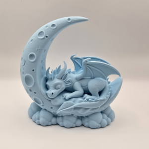 Sleepy Dragon on the Moon