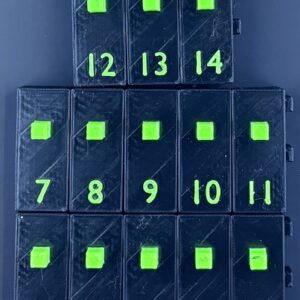 1/4 Metric Socket Organizer Set